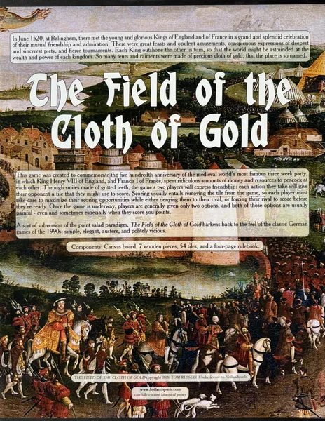 The Field of the Cloth of Gold (Pre-Owned) - Image 2