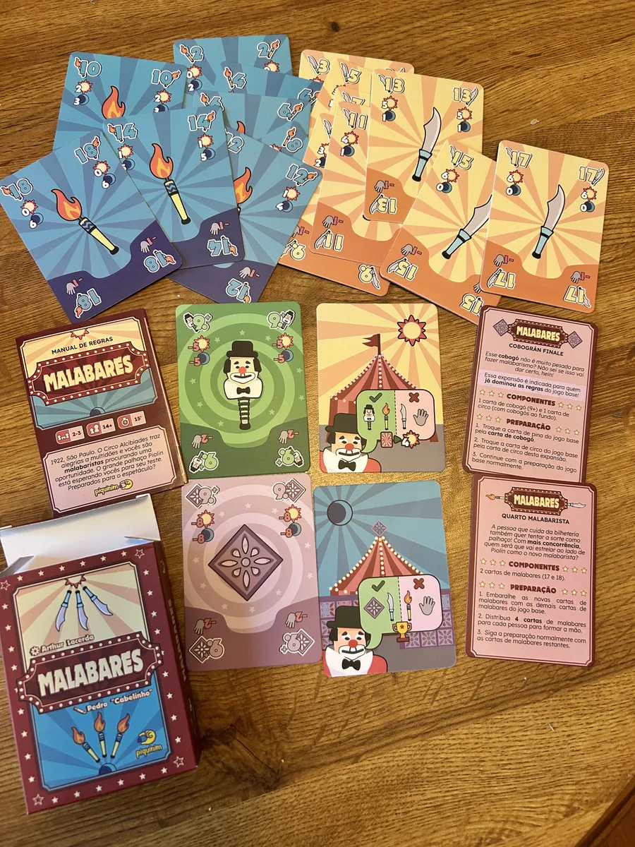Malabares game components