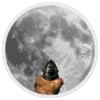 Shoot the Moon sticker