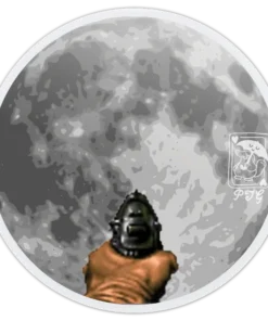 Shoot the Moon sticker